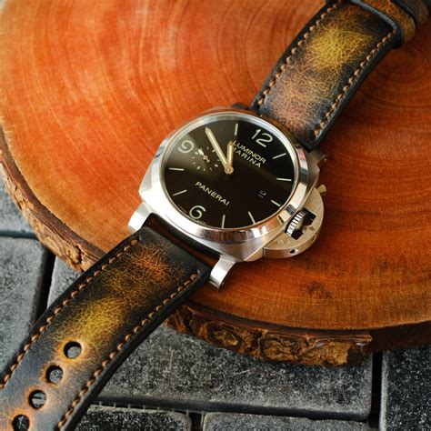 tan leather panerai strap|where to buy Panerai straps.